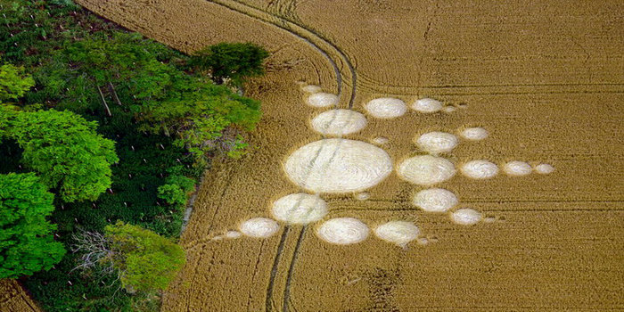 麥田怪圈圖片