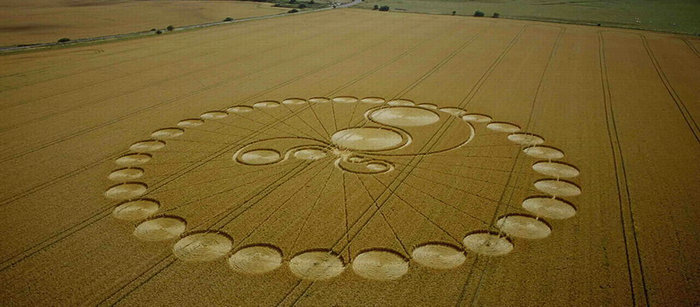 麥田怪圈圖片