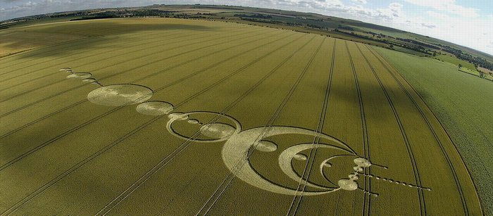 麥田怪圈圖片